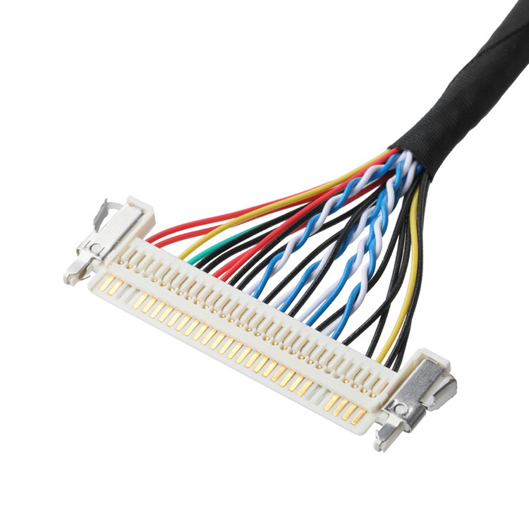 OEM/ODM Montagem de cabos LVDS do JAE FI-X30HL 30P 1,0 mm Pitch para JAE FI-S20S 20P e SHLP-6P