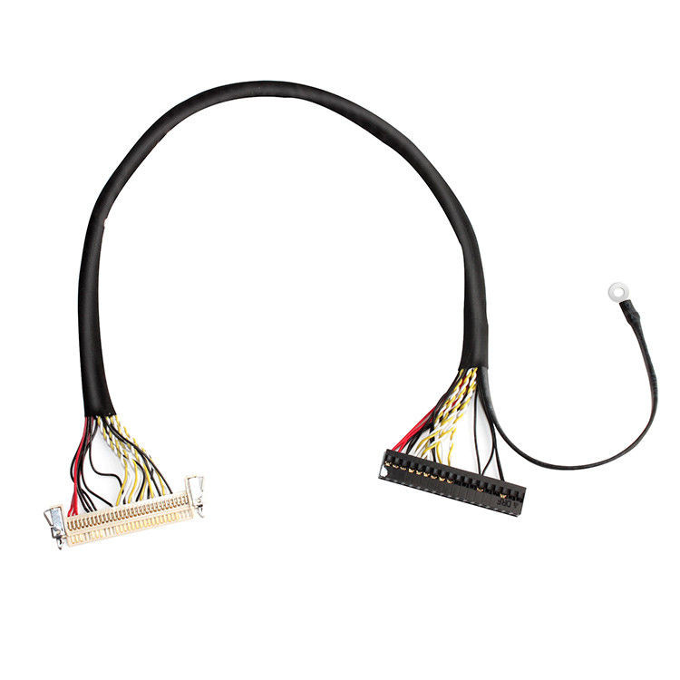 30 pin LVDS Cable Assembly, 51 pin FI X30HL-B Lvds Cable para painel LCD