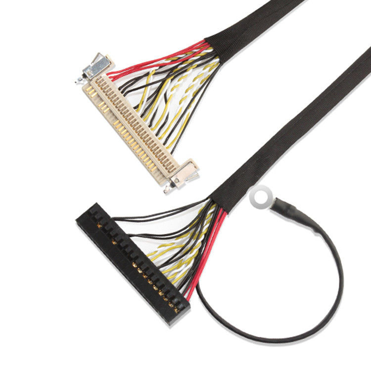 30 pin LVDS Cable Assembly, 51 pin FI X30HL-B Lvds Cable para painel LCD