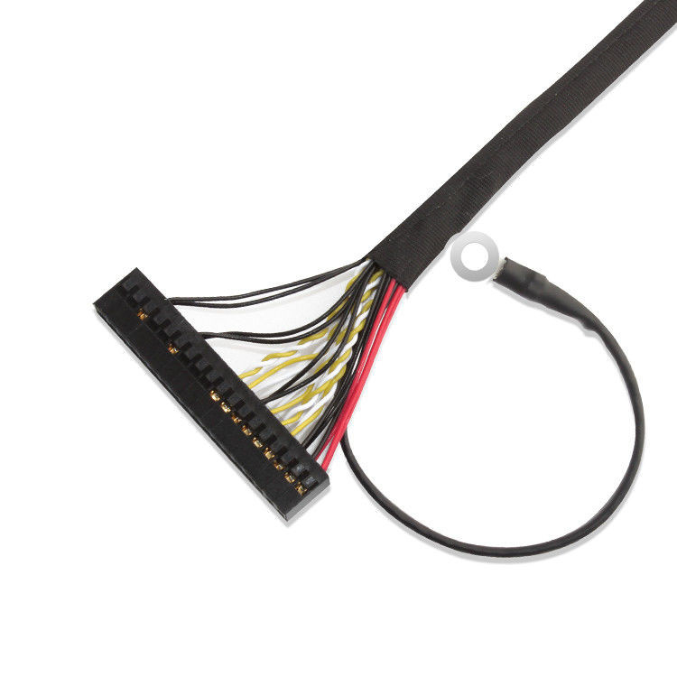 30 pin LVDS Cable Assembly, 51 pin FI X30HL-B Lvds Cable para painel LCD