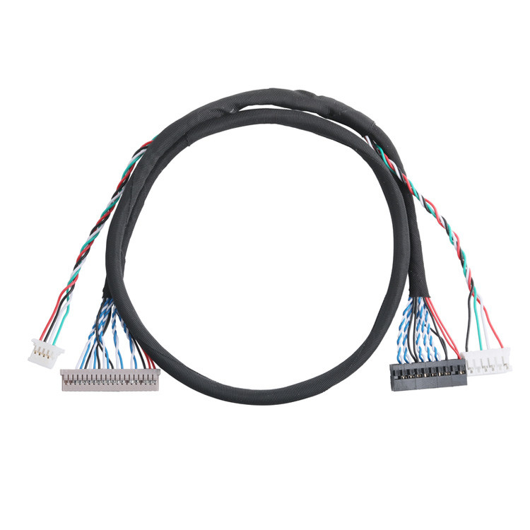 Conectores de cabo LVDS Transferência de dados de sinal do DF14-20P-1.25H para o conector PH2.0-6P e o terminal DH2.0-T