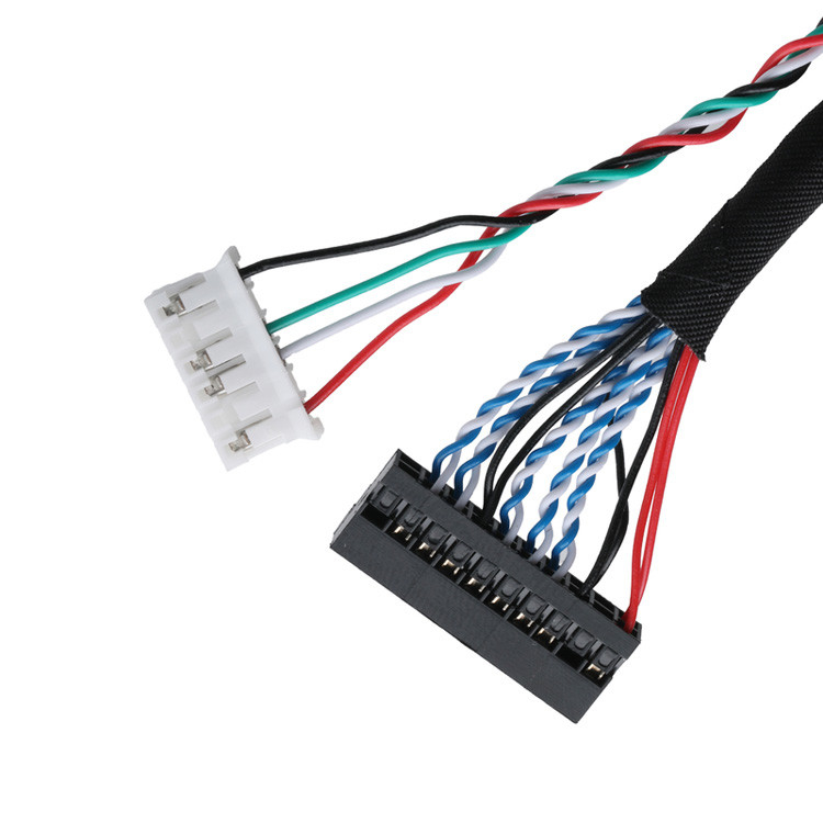 Conectores de cabo LVDS Transferência de dados de sinal do DF14-20P-1.25H para o conector PH2.0-6P e o terminal DH2.0-T