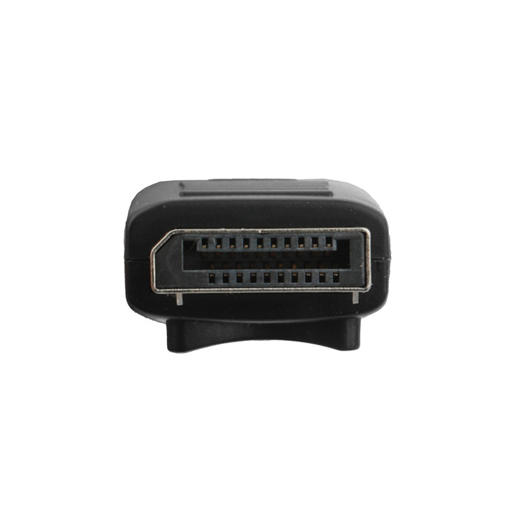 DP macho para adaptador HDMI feminino HD transmissão de sinal industrial, suporte 4K 8K