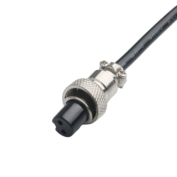 Conectores de montagem de cabos personalizados OEM/ODM para conector CLEAR PVC 30P D-SUB FEMMALE para GX12 M12-2P
