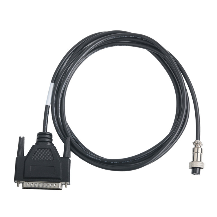 Conectores de montagem de cabos personalizados OEM/ODM para conector CLEAR PVC 30P D-SUB FEMMALE para GX12 M12-2P