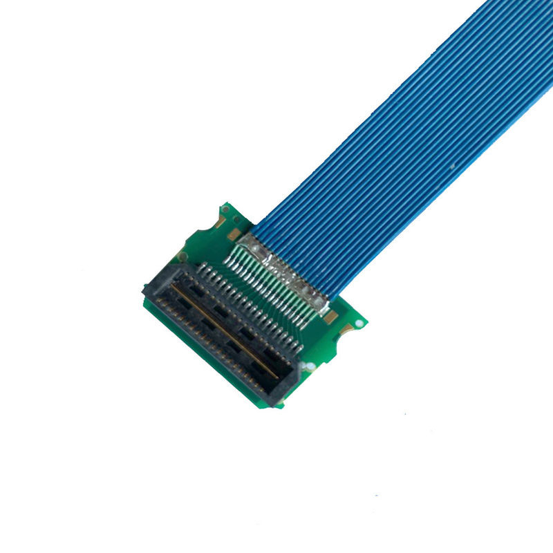 Costume 0.50mm QSH 030 conector de alta velocidade da exposição de 01 lvds do cabo de F D Samtec