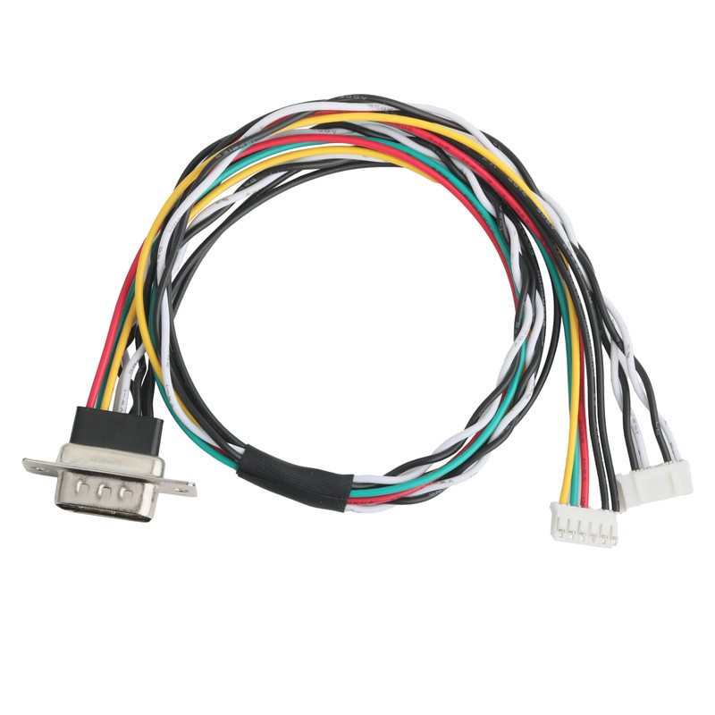 D-SUB-9Pin MALE para JST PHR-6 e PHR-6 Conectores de montagem de cabos personalizados