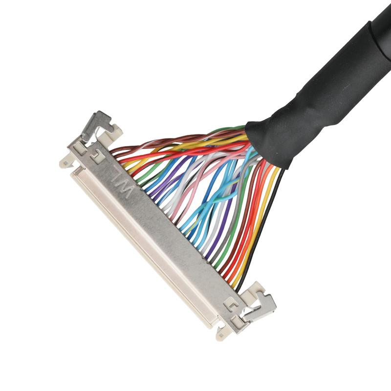 CABLO LCD JAE FI-X30HL Conector de cabo da placa-mãe UL20276 AWG30 com trança e rótulo UL