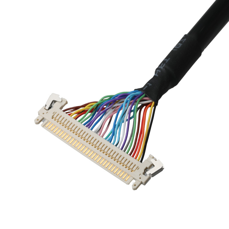 CABLO LCD JAE FI-X30HL Conector de cabo da placa-mãe UL20276 AWG30 com trança e rótulo UL