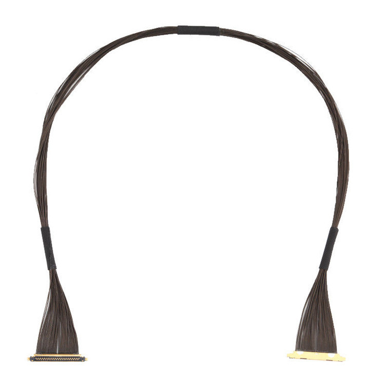 IPEX CABLINE®-UX II 40P UL11130 46AWG Microcâmbulo de cabo coaxial I-PEX 20531-040t-02 IDC Forming OEM/ODM