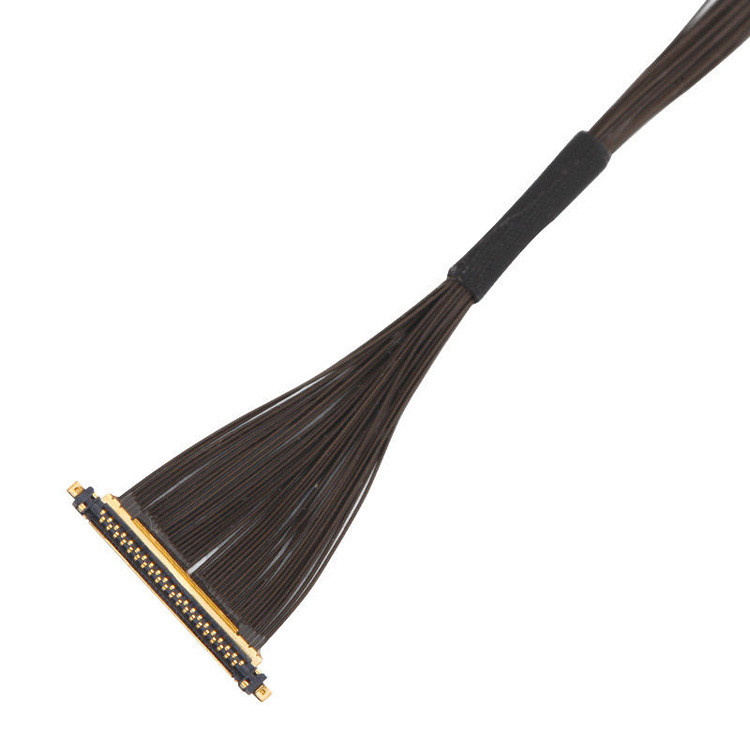 IPEX CABLINE®-UX II 40P UL11130 46AWG Microcâmbulo de cabo coaxial I-PEX 20531-040t-02 IDC Forming OEM/ODM