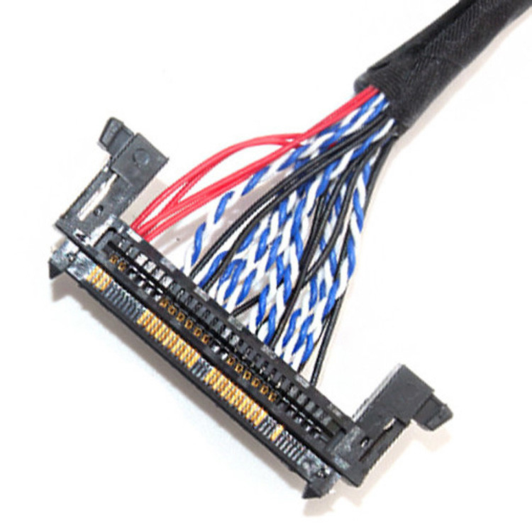 Associação de cabos LCD LVDS 1.0mm Pitch JAE Fix-30ssl-Hf para  DF13 EDP 26AWG