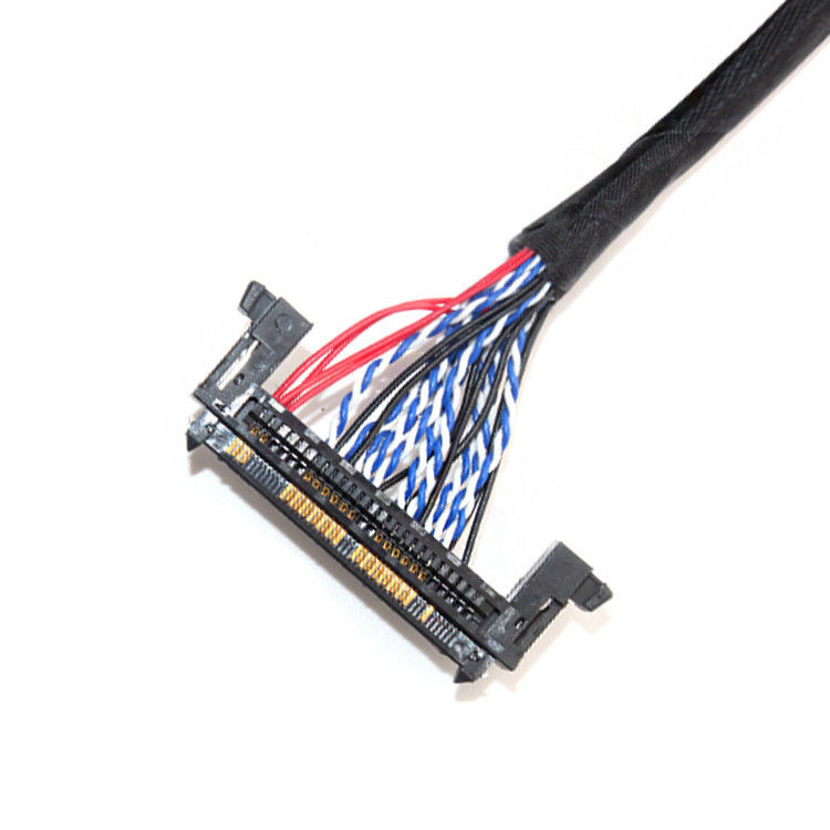 Associação de cabos LCD LVDS 1.0mm Pitch JAE Fix-30ssl-Hf para  DF13 EDP 26AWG