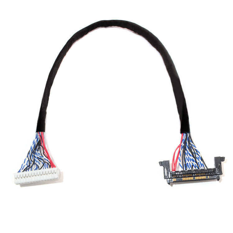 Associação de cabos LCD LVDS 1.0mm Pitch JAE Fix-30ssl-Hf para  DF13 EDP 26AWG