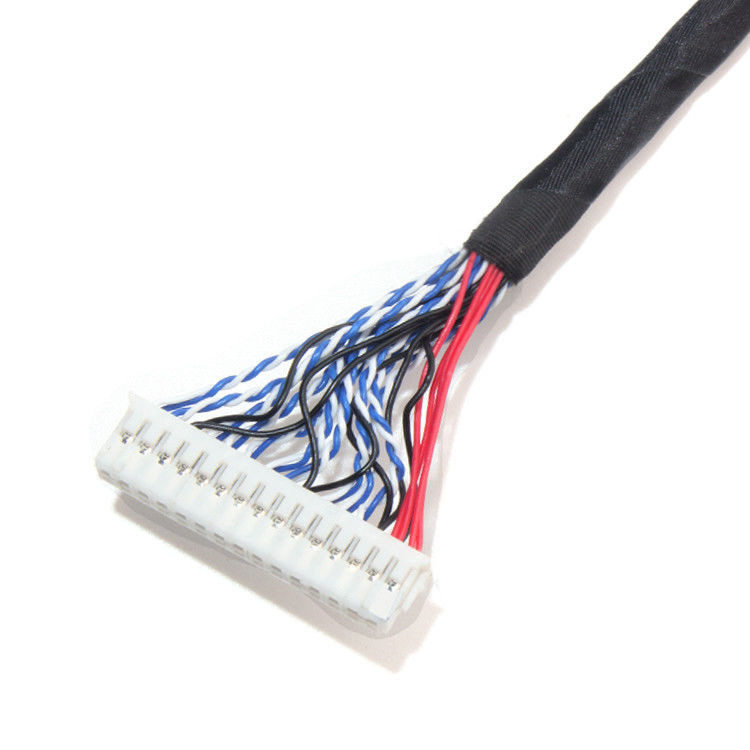 Associação de cabos LCD LVDS 1.0mm Pitch JAE Fix-30ssl-Hf para  DF13 EDP 26AWG