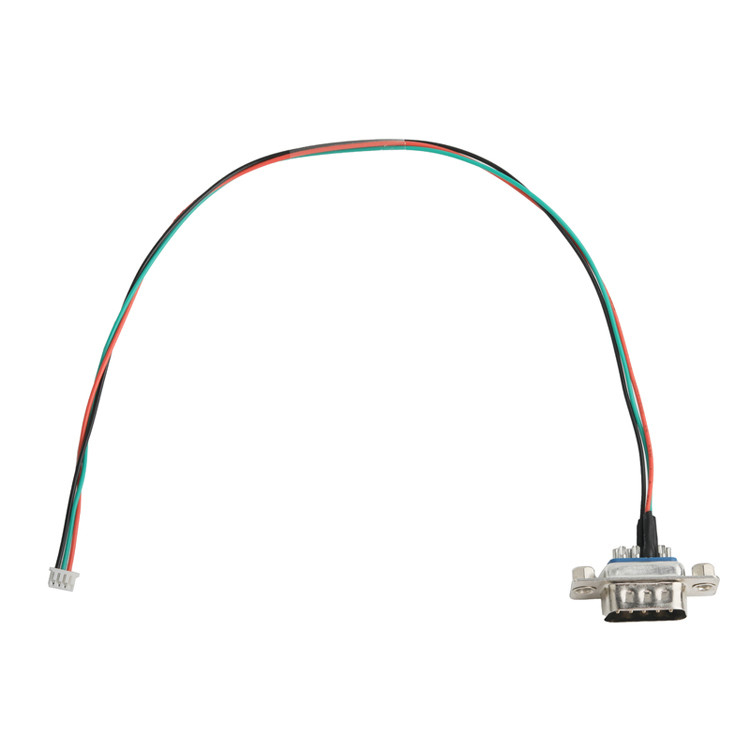 DB 9P LVDS Cable Assembly D-SUB-9P Solder masculino para MX1.25mm 4Pin Wire Connector OEM/ODM