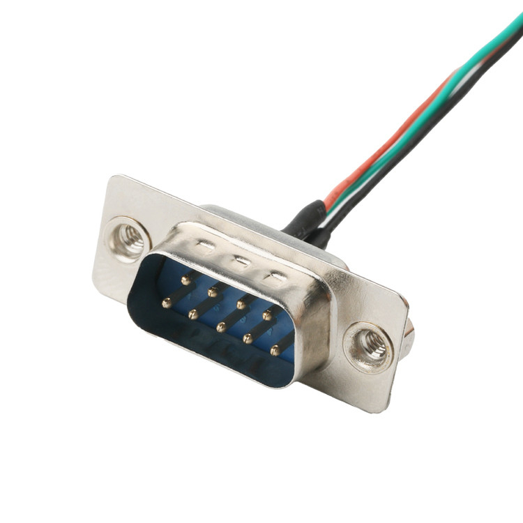 DB 9P LVDS Cable Assembly D-SUB-9P Solder masculino para MX1.25mm 4Pin Wire Connector OEM/ODM