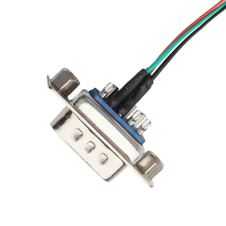 DB 9P LVDS Cable Assembly D-SUB-9P Solder masculino para MX1.25mm 4Pin Wire Connector OEM/ODM