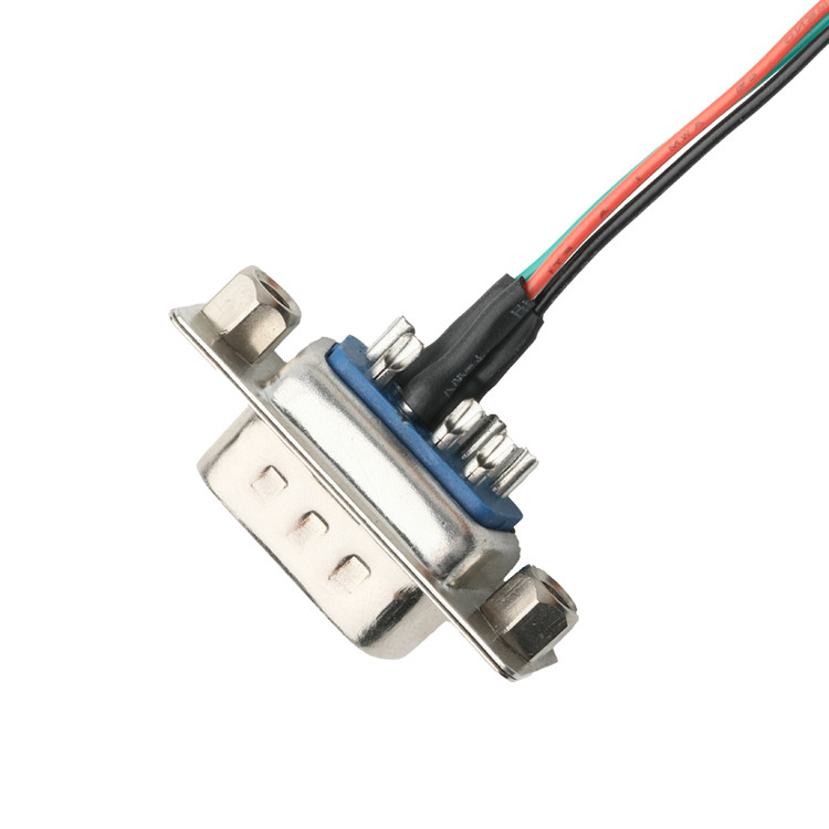 DB 9P LVDS Cable Assembly D-SUB-9P Solder masculino para MX1.25mm 4Pin Wire Connector OEM/ODM