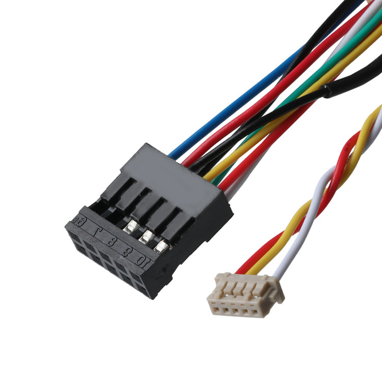 Combinado de cabo personalizado JST RF-10 para DF13-14S-1.25C DF13-5S-1.25C e SEN-13314 conjunto de conectores de cabo