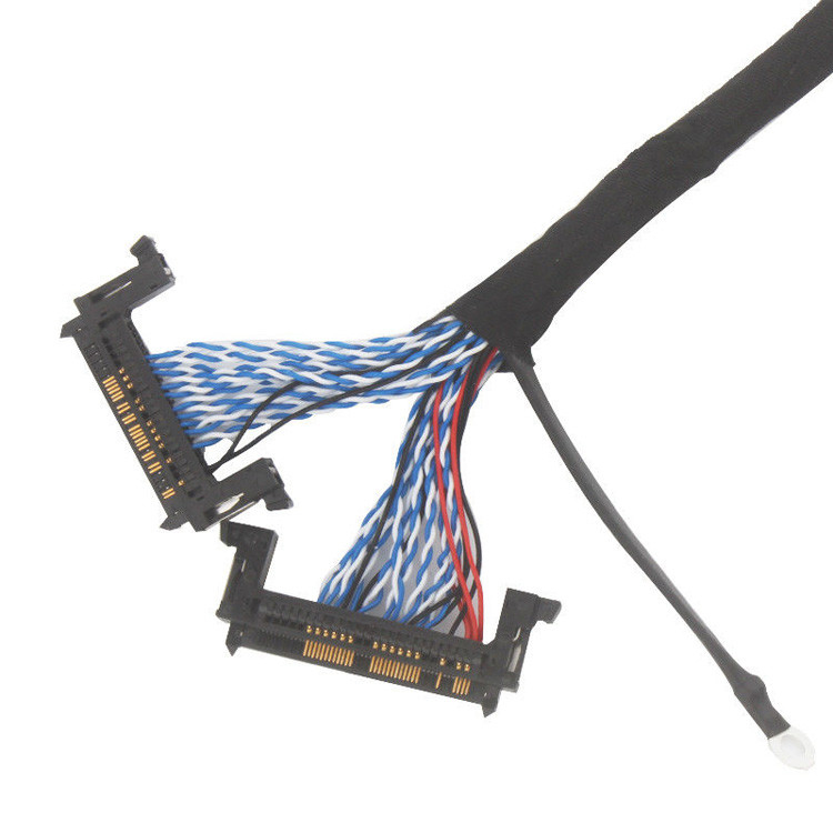 Para um monitor LCD médico, o conjunto de fios LVDS ACES 50204-040 MCC cumpre a norma ISO13485.