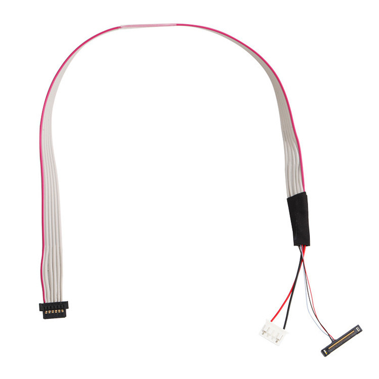 O conjunto de cabo LVDS com um passo de 1,0 mm e 32AWG, usando o conector LCD  DF13-20DS-1.25C