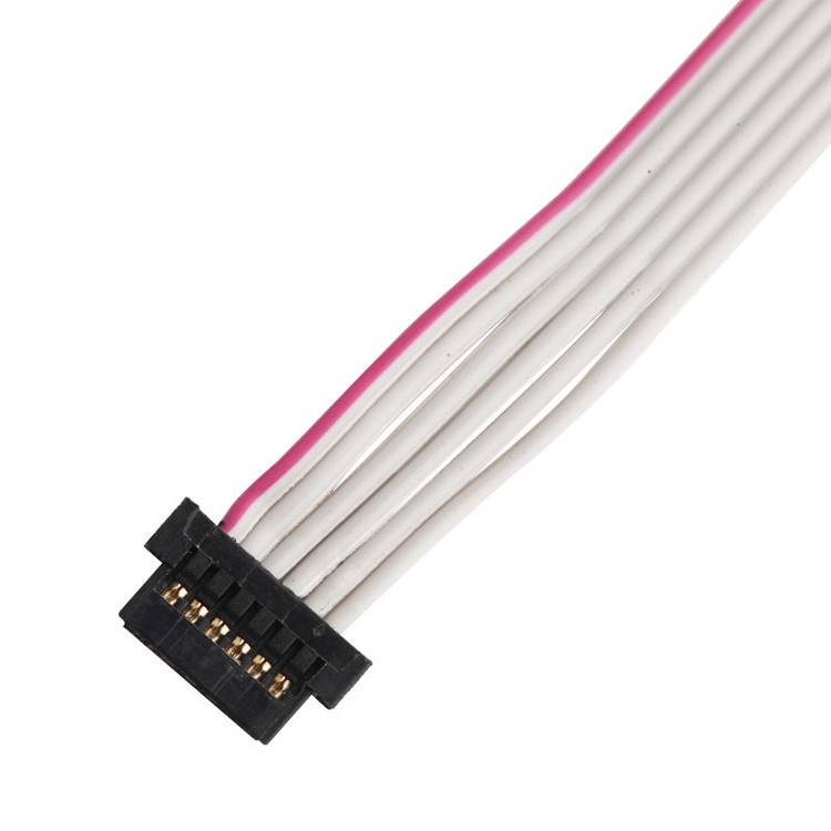O conjunto de cabo LVDS com um passo de 1,0 mm e 32AWG, usando o conector LCD  DF13-20DS-1.25C