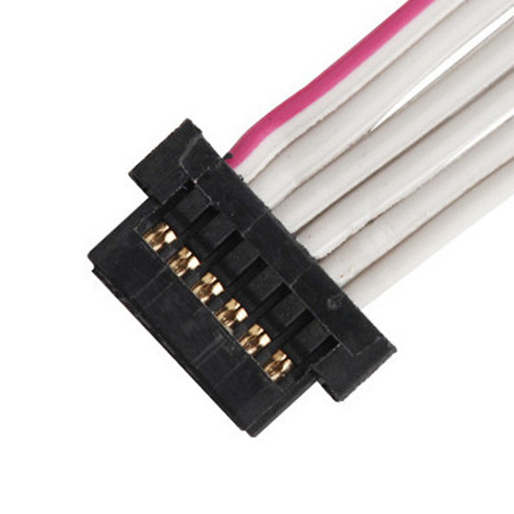 O conjunto de cabo LVDS com um passo de 1,0 mm e 32AWG, usando o conector LCD  DF13-20DS-1.25C