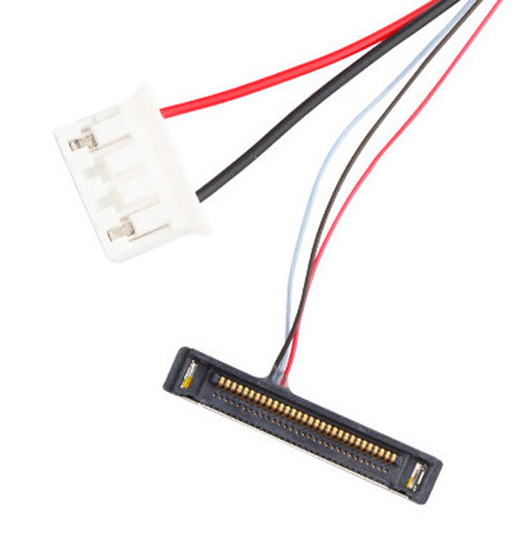 O conjunto de cabo LVDS com um passo de 1,0 mm e 32AWG, usando o conector LCD  DF13-20DS-1.25C
