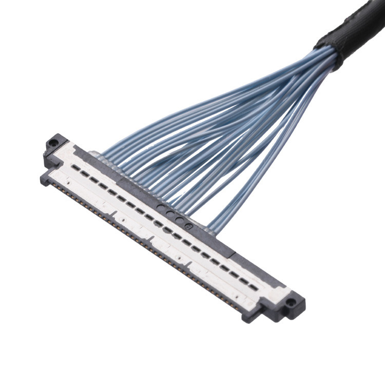 Cabos coaxiais coaxiais finos extra KEL SSL20-40SB do conector de IDC micro a SSL20-40SB