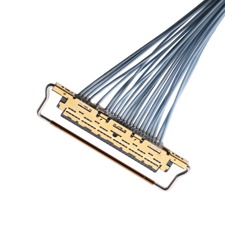 Cabos coaxiais coaxiais finos extra KEL SSL20-40SB do conector de IDC micro a SSL20-40SB