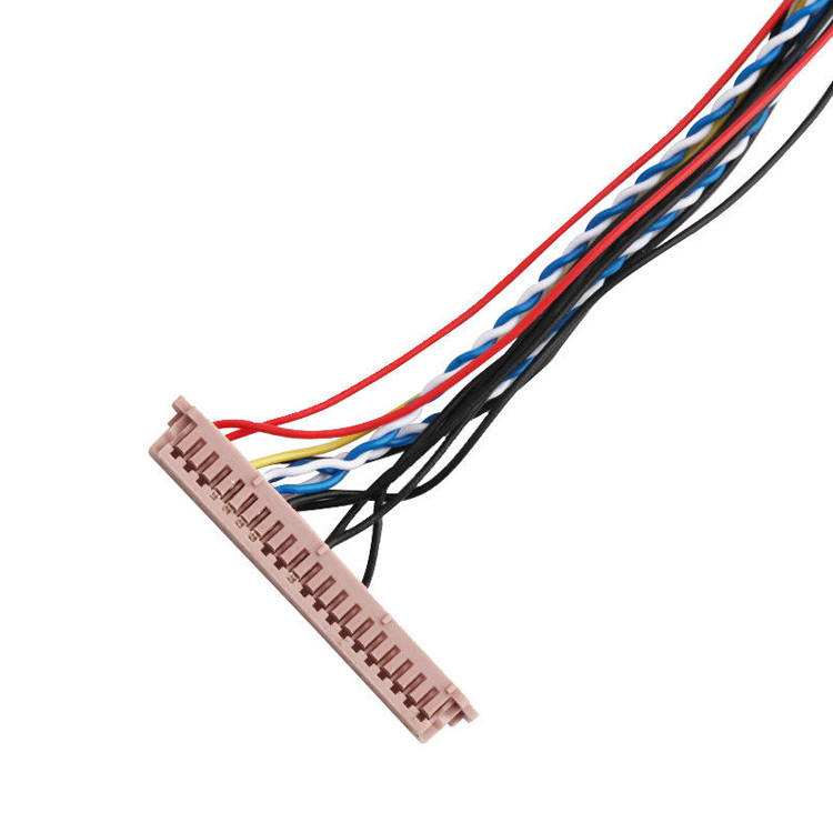 ISO14001 Lvds Lcd Cable Assembly 20453-230T para PH2.0 PHR-6P 1255H-2
