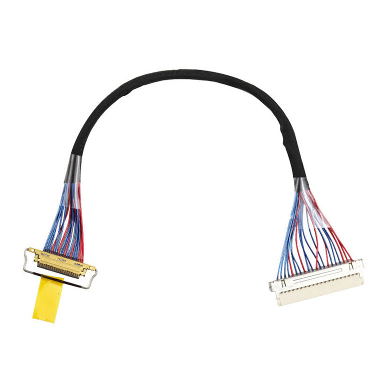 0.5mm Pitch 20453-220t-03 Lvds Cable Assembly Df19g-20s Para I-Pex ISO14001
