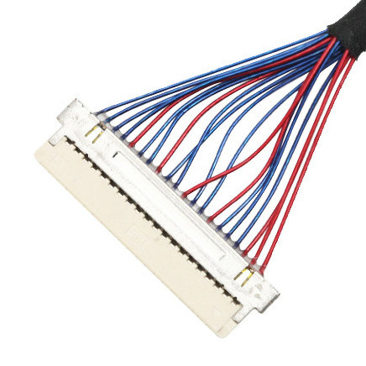 0.5mm Pitch 20453-220t-03 Lvds Cable Assembly Df19g-20s Para I-Pex ISO14001