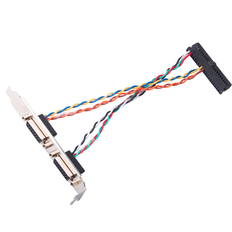 2 Pin 205205-2 da fêmea 15 do conector do cabo Db15 de Lvds dos pares elétrico a Pin 40
