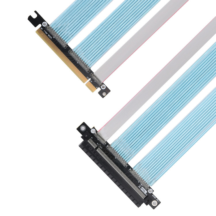 PCB Cable Coaxial Extremamente fino PCIE Gráficos Computador Cartão gráfico Adaptador de extensão Cable