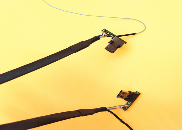 Tipo reto conjuntos de cabo liso da câmera, cabos feitos sob encomenda de USB do conector de
