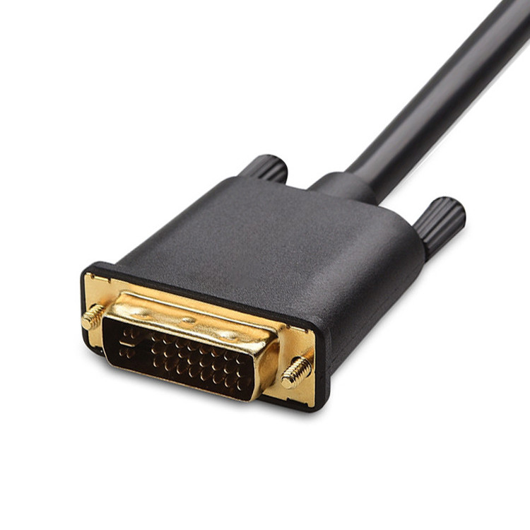 ROHS DVI-I 24+5 Pin para VGA Cable LVDS LCD Assembly Connector OEM / ODM