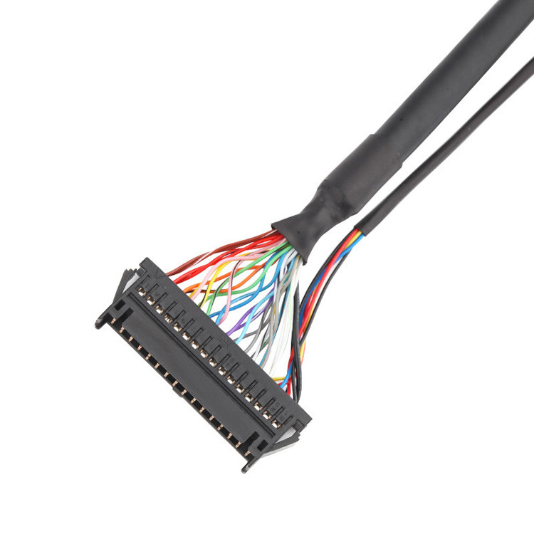 Montar cabos de arnês LVDS do Molex 511460500 ao  DF11-32DEP-2C e ao JAE FI-X30HL