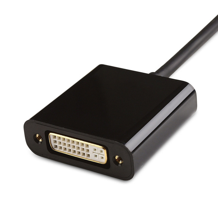 OEM / ODM montagem de cabo Lvds Mini Displayport para Dvi 3 em 1 conector de adaptador