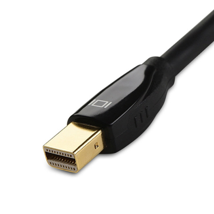 OEM / ODM montagem de cabo Lvds Mini Displayport para Dvi 3 em 1 conector de adaptador