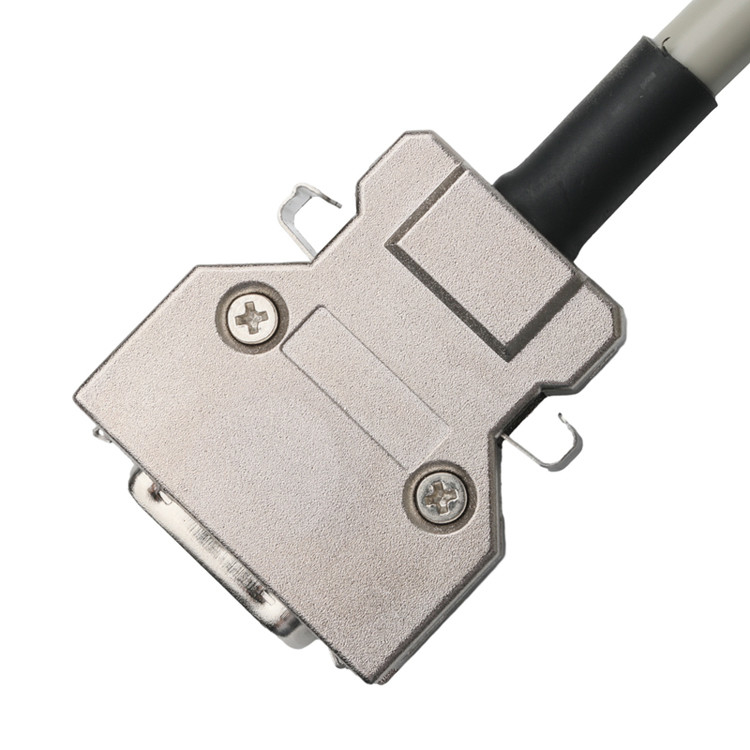 Hd D-Sub para Mdr Plug Connector Cabel 14p*28 Awg Od 7.0mm Beige PVC Jack