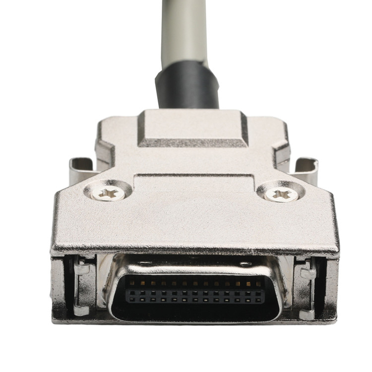 Hd D-Sub para Mdr Plug Connector Cabel 14p*28 Awg Od 7.0mm Beige PVC Jack