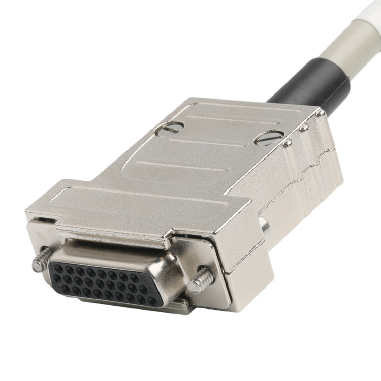Hd D-Sub para Mdr Plug Connector Cabel 14p*28 Awg Od 7.0mm Beige PVC Jack