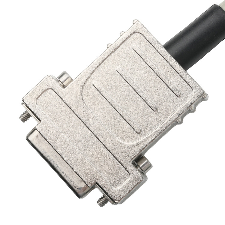 Hd D-Sub para Mdr Plug Connector Cabel 14p*28 Awg Od 7.0mm Beige PVC Jack