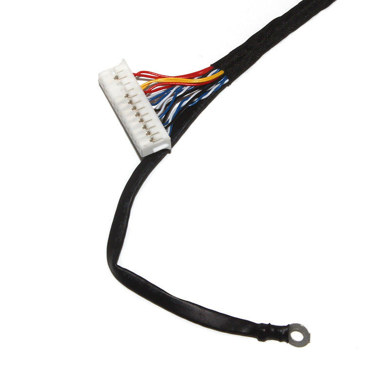 Customize comprimento 2.0mm Pitch Lvds Cable Assembly 30 pin IPEX DF11-24DS-2C para FI-X3OHL OEM/ODM