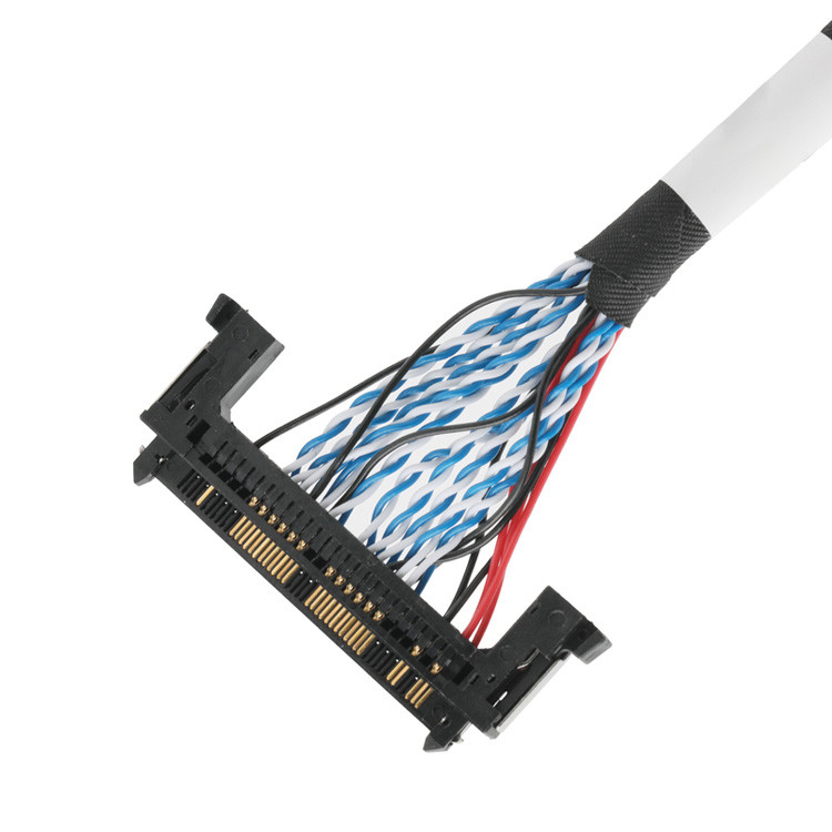 Instalação de cabos LVDS OEM/ODM de JAE FI-RE51HL 51 pin a DP2.0 30 pin ou EGN UL 1571 28AWG