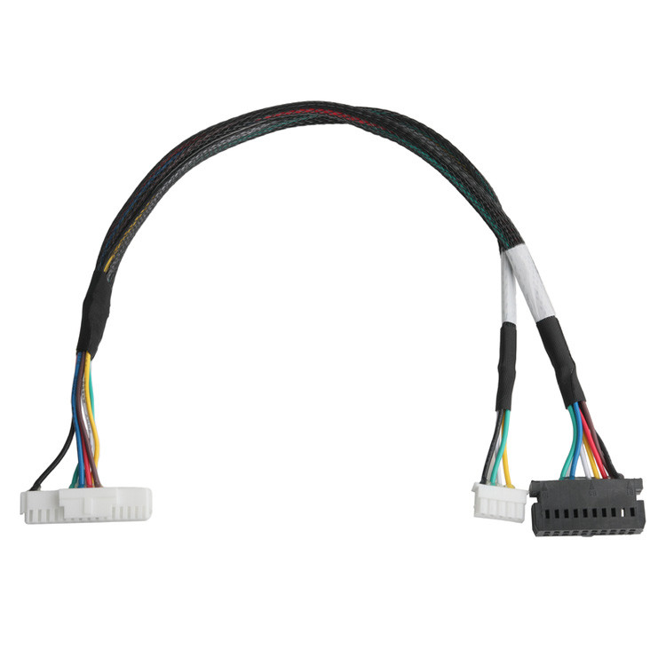 OEM/ODM LVDS Cable de LHE PHSD 30P Pitch 2.0mm para A2545 20P Pitch 2.54mm, fio UL1007 24AWG, cor como por pin-out