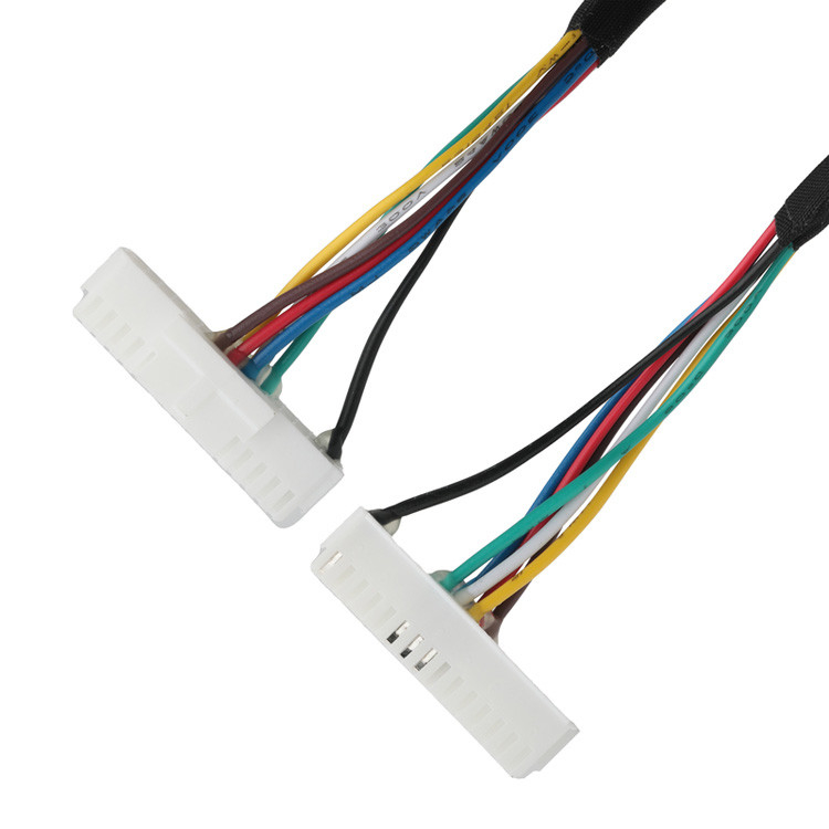 OEM/ODM LVDS Cable de LHE PHSD 30P Pitch 2.0mm para A2545 20P Pitch 2.54mm, fio UL1007 24AWG, cor como por pin-out