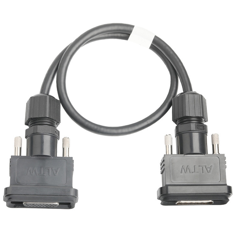 OEM/ODM Conjunto de cabo LVDS ROHS de comprimento personalizado de HDB-26BMMA-SL7001 masculino para HDB-26BFFA-SL7001 feminino